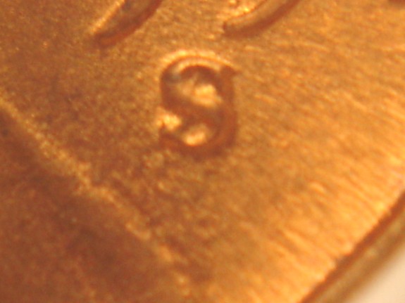 1950-S-Lincoln-Wheat-Cent,-Die-Gouge-On-Reverse-&-A-Possible-S/S?